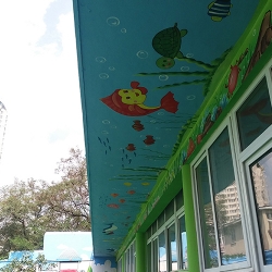 古交幼儿园墙体彩绘